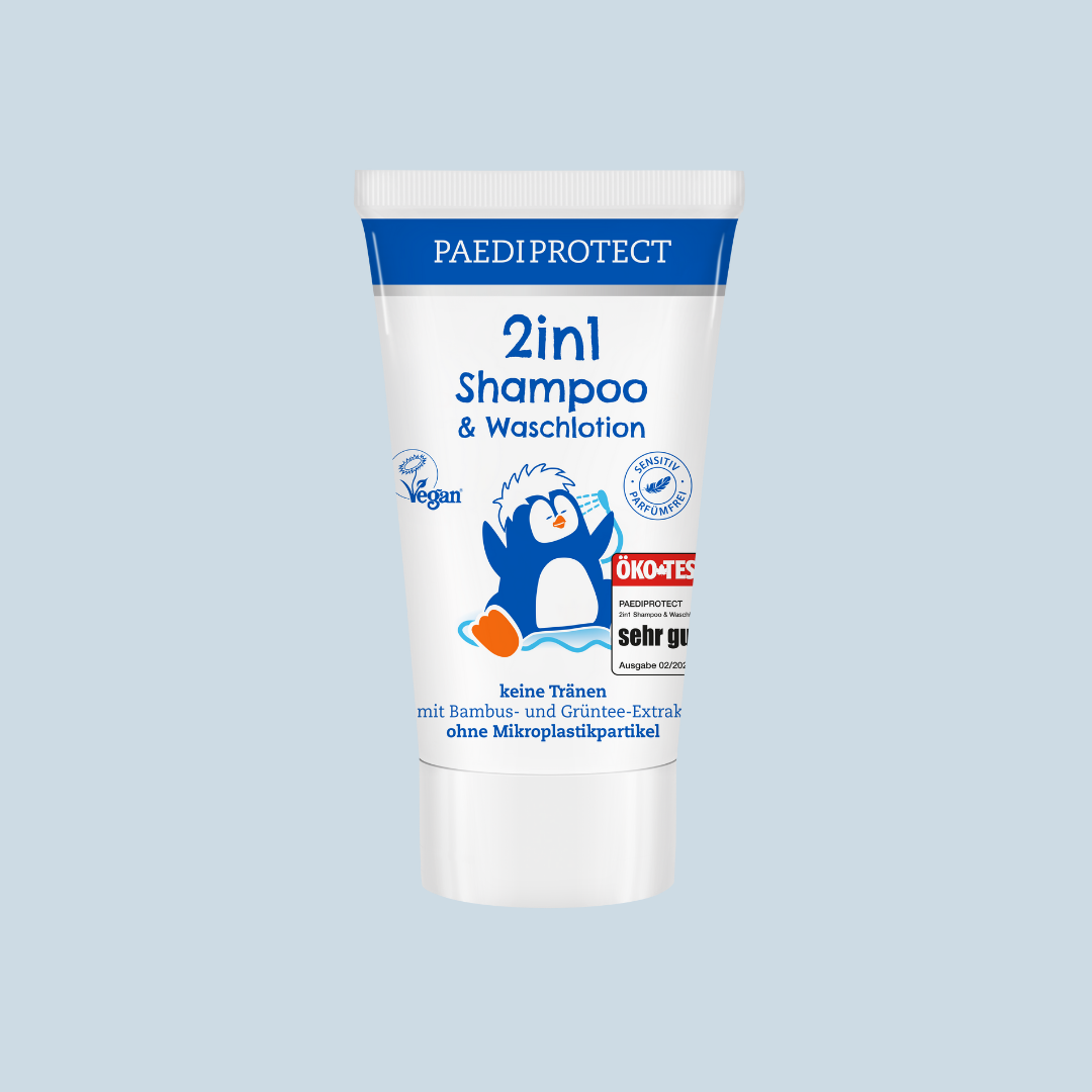 Die PAEDIPROTECT 2in1 Shampoo & Waschlotion