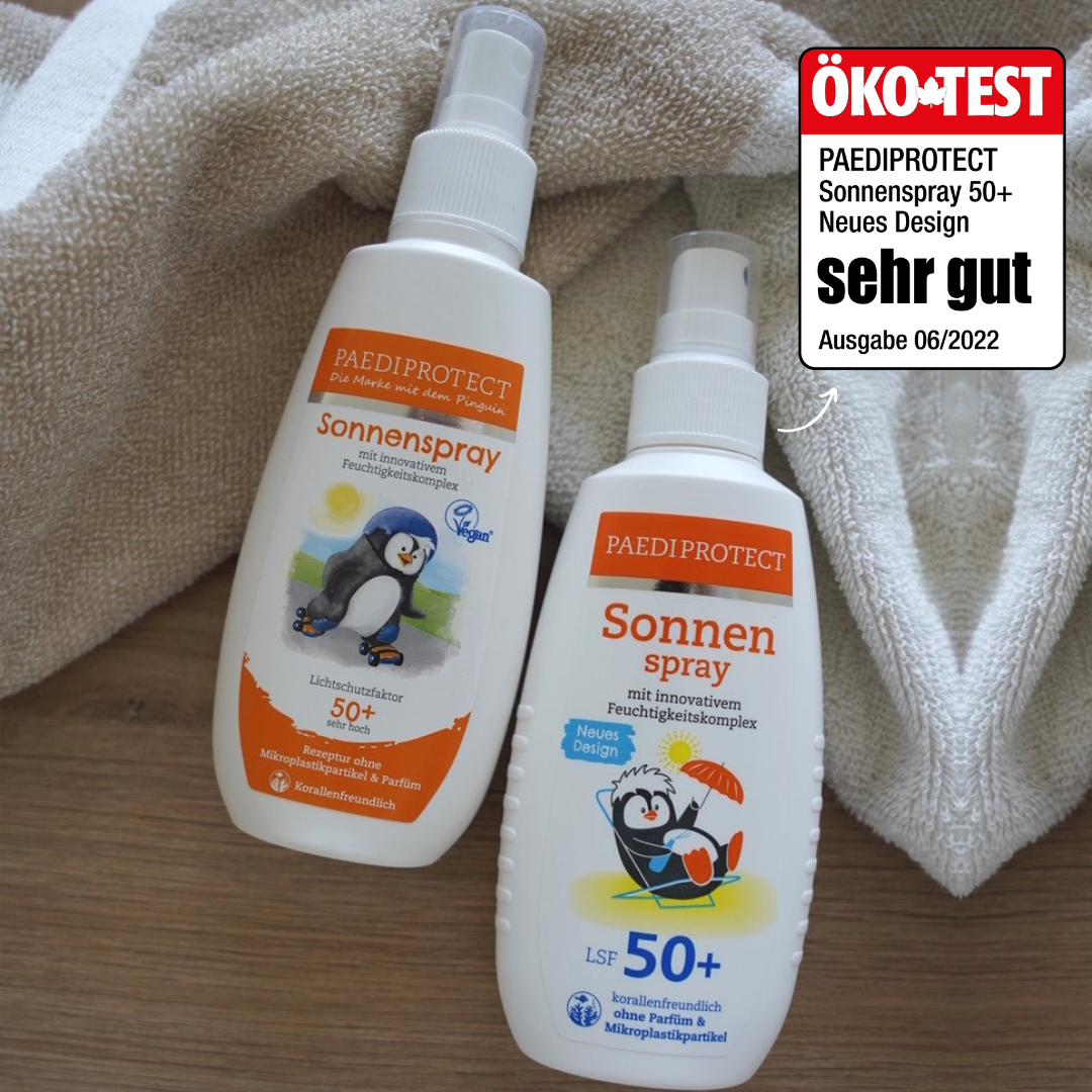 Unser Sonnenspray erhält ÖKOTEST “Sehr gut”