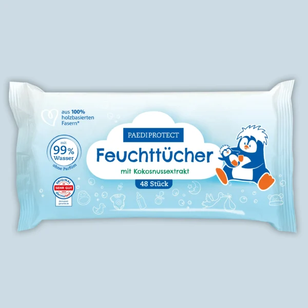 PAEDIPROTECT Feuchttuecher 48er Pack scaled